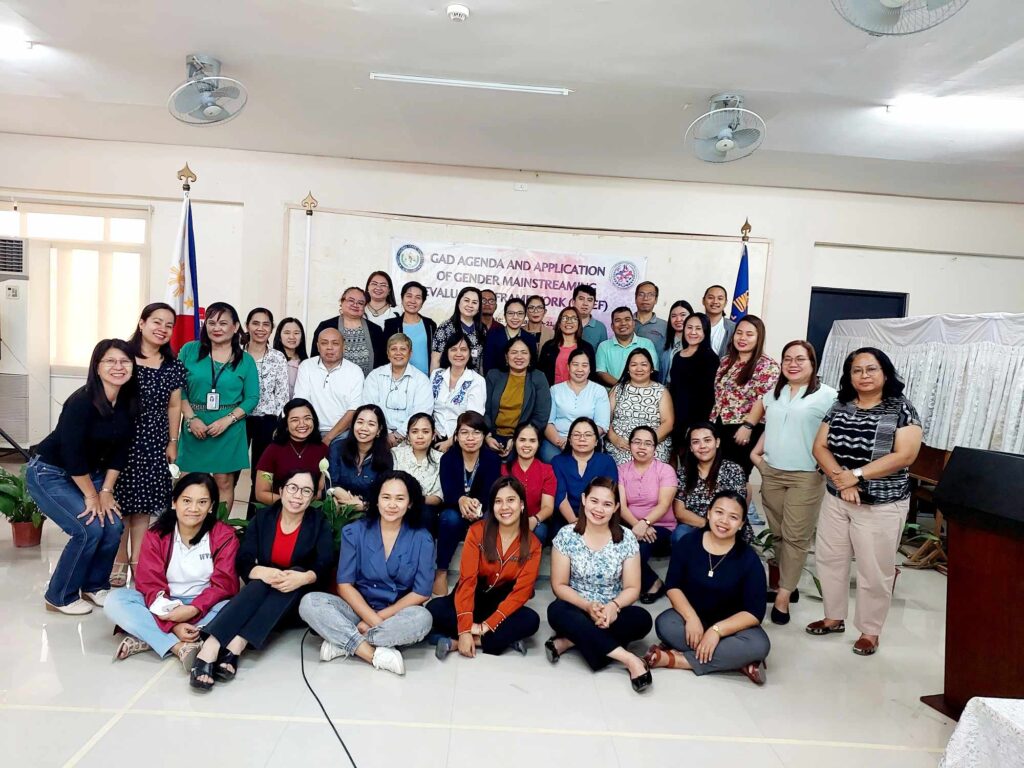 The training about GAD Agenda and Gender Mainstreaming Evaluation Framework was facilitated and participated by the Gender and Development Focal Point System through the GAD Office in collaboration with the GAD Coordinators from Main and External Campuses and Medical Center. The three-day training-workshop enhanced the capability of the GAD advocates related to GAD Agenda and Application Gender Mainstreaming Evaluation Framework (GMEF) in WVSU Community .